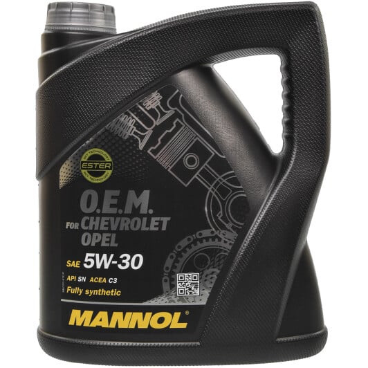 Моторное масло Mannol O.E.M. For Chevrolet Opel 5W-30 4 л на Toyota IQ