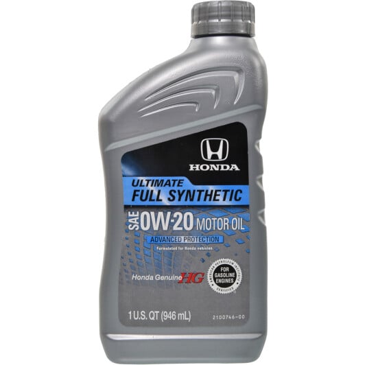Моторное масло Honda HG Ultimate 0W-20 на Citroen C-Elysee