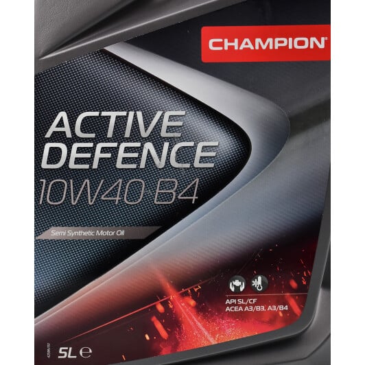 Моторное масло Champion Active Defence B4 10W-40 5 л на Nissan Tiida