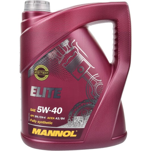 Моторна олива Mannol Elite 5W-40 5 л на Toyota IQ
