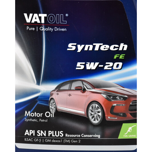 Моторное масло VatOil SynTech FE 5W-20 1 л на Toyota IQ