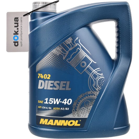 Моторна олива Mannol Diesel 15W-40 5 л на Kia Soul