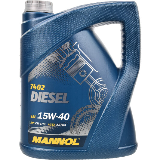 Моторна олива Mannol Diesel 15W-40 5 л на Peugeot J5