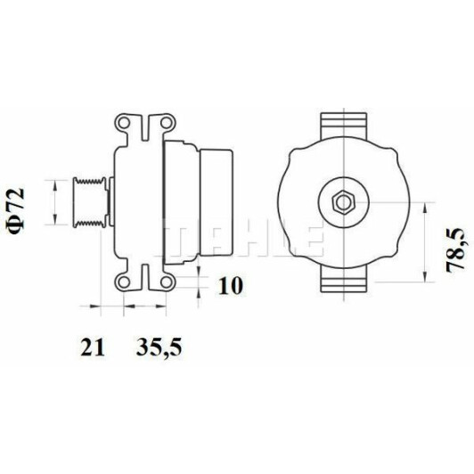 Генератор Mahle MG797