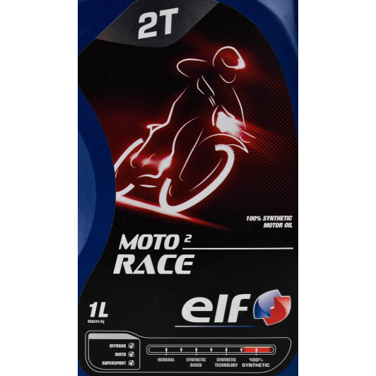 Elf Moto 2 Race, 1 л (194953) моторное масло 2T 1 л