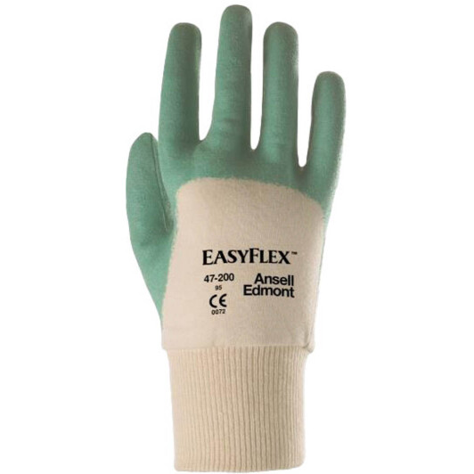 Перчатки рабочие Starline EasyFlex трикотажные с нитриловым покрытием белые M (8