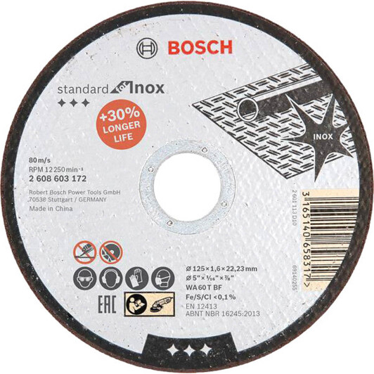 Круг відрізний Bosch 2608603172 125 мм
