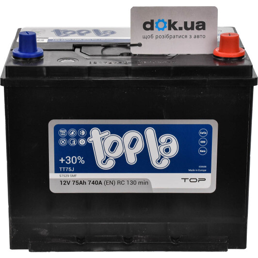 Аккумулятор Topla 6 CT-75-R Top JIS 118875