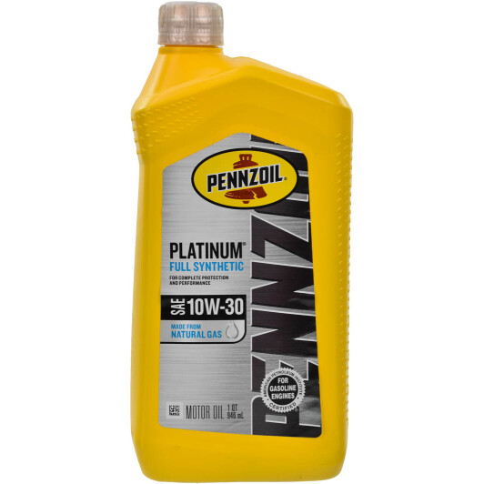Моторное масло Pennzoil Platinum 10W-30 0,95 л на Peugeot 305