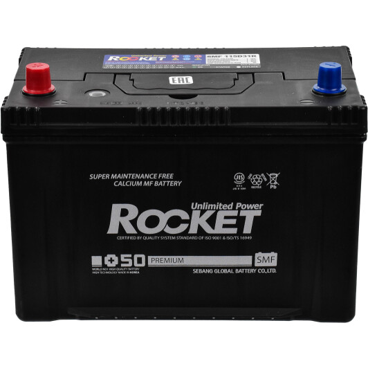 Аккумулятор Rocket 6 CT-95-L Premium SMF115D31R