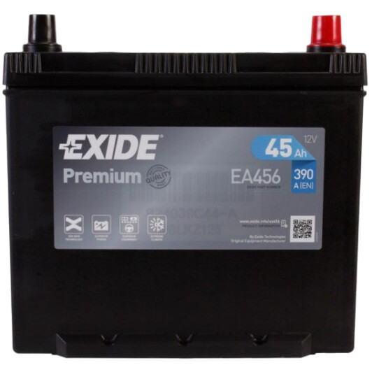 Акумулятор Exide 6 CT-45-R Premium EA456