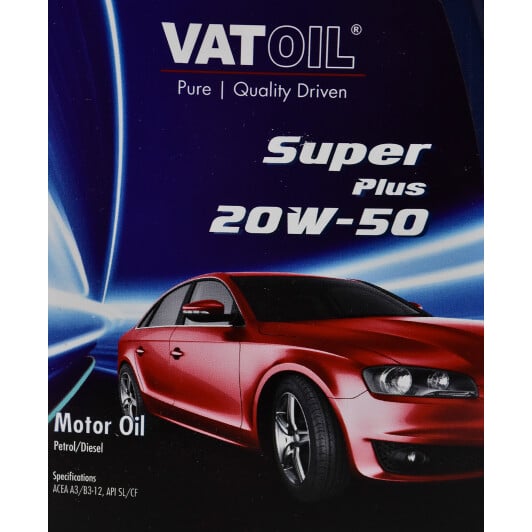 Моторное масло VatOil Super Plus 20W-50 1 л на Chevrolet Tahoe