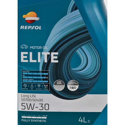 Моторное масло Repsol Elite Long Life 50700/50400 5W-30 4 л на Seat Terra