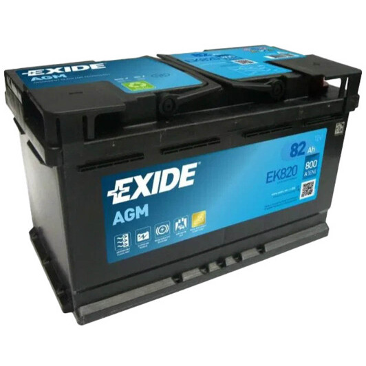 Аккумулятор Exide 6 CT-82-R AGM EK820