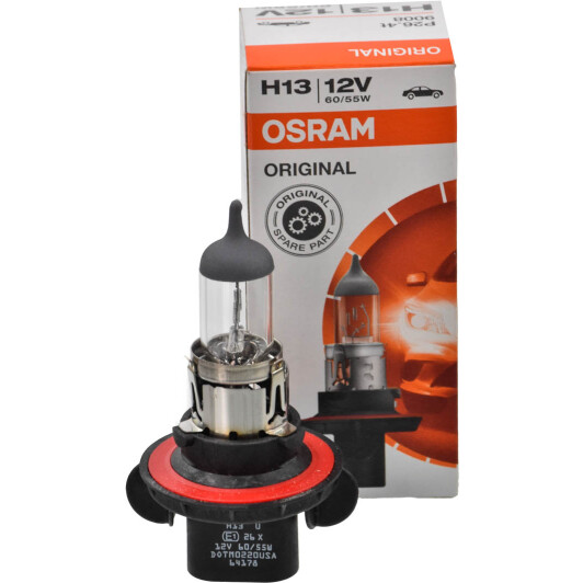 Автолампа Osram Original Line H13 P26.4t 55 W 60 W прозрачная 9008