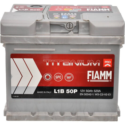 Аккумулятор Fiamm 6 CT-50-R Titanium Pro L1B-50P