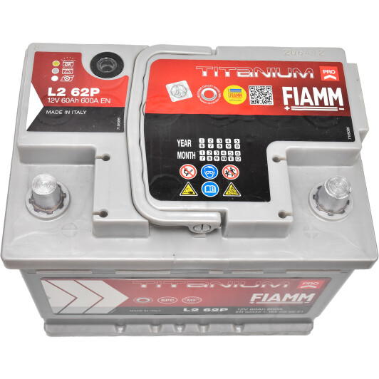 Аккумулятор Fiamm 6 CT-60-R Titanium Pro L262P