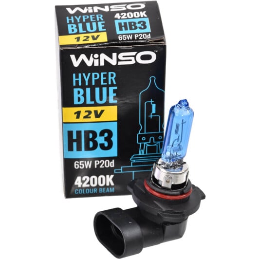 Автолампа Winso Hyper Blue HB3 P20d 65 W синя 712510
