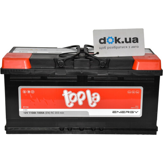 Аккумулятор Topla 6 CT-110-R Energy 108210