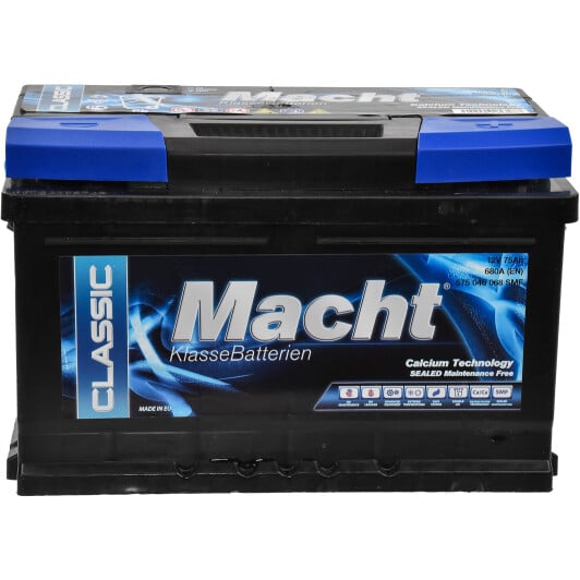 Акумулятор Macht 6 CT-75-R Classic 25347