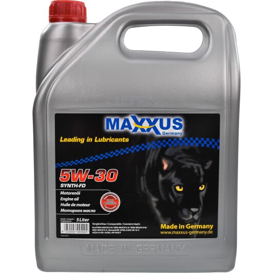 Моторное масло Maxxus Synth-FD 5W-30 5 л на Peugeot 206