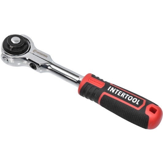 Трещотка Intertool ET-8008 с шарниром 3/8