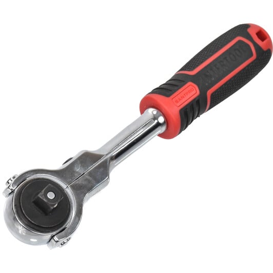Трещотка Intertool ET-8008 с шарниром 3/8