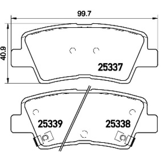 Гальмівні колодки Applus 71264baap