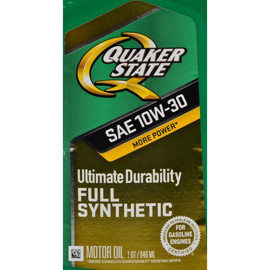 Моторное масло QUAKER STATE Full Synthetic 10W-30 на Rover 75