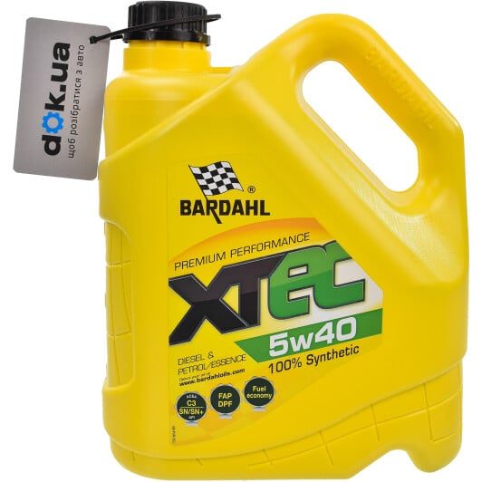 Моторное масло Bardahl XTEC 5W-40 4 л на Chevrolet Suburban