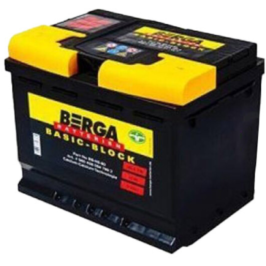 Аккумулятор Berga 6 CT-52-R Basic Block 552400047