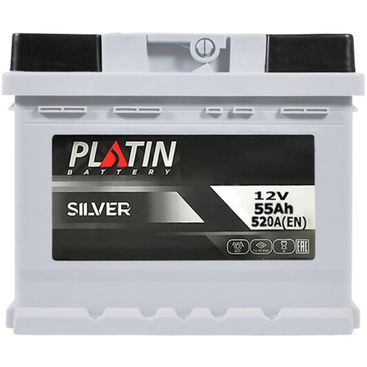 Аккумулятор Platin 6 CT-55-L Silver 5502515