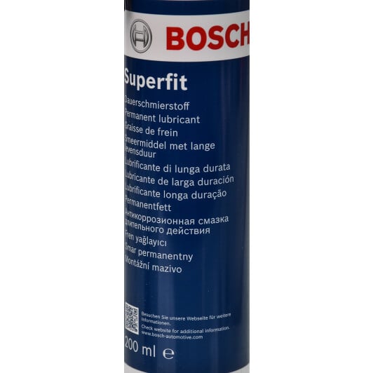 Bosch Superfit смазка для суппортов, 200 мл (5000000376) 200 мл
