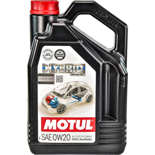 Моторное масло Motul Hybrid 0W-20 4 л на Iveco Daily VI