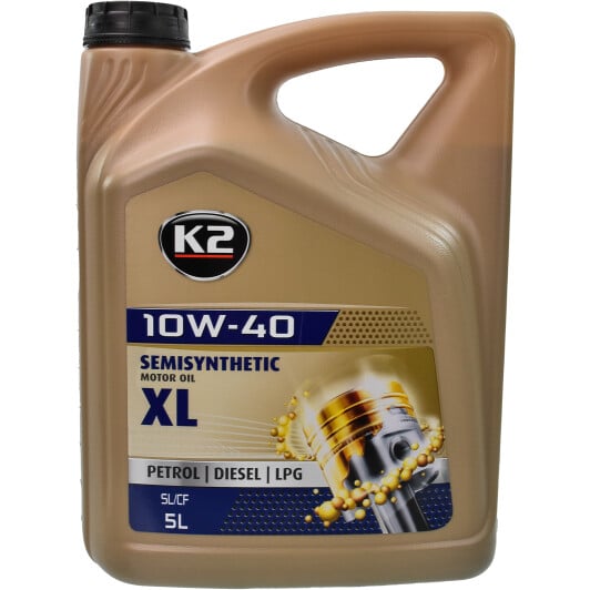 Моторное масло K2 XL 10W-40 5 л на MINI Paceman