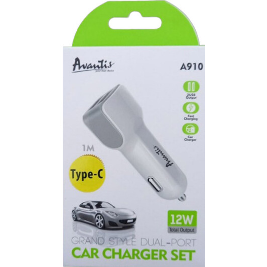 Usb зарядка в авто Avantis A910 45759