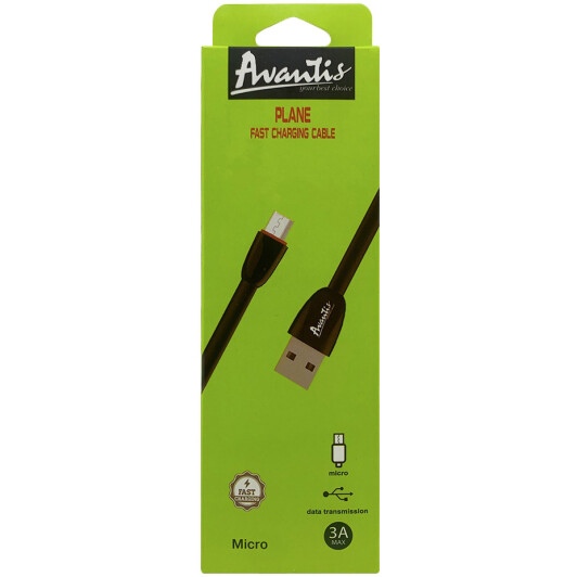 Кабель Avantis AC-22M-BK USB - Micro USB 1 м