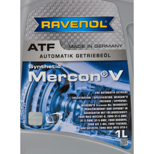 Ravenol ATF Mercon V (1 л) трансмиссионное масло 1 л