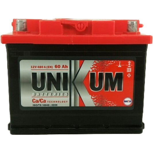 Аккумулятор Unikum 6 CT-60-L 060321079L