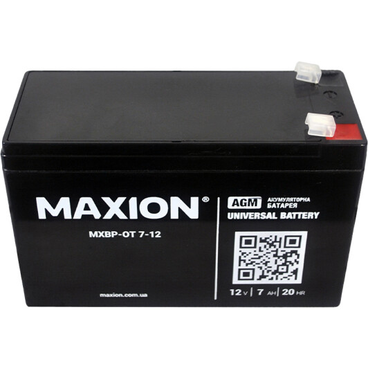 Акумулятор для ДБЖ Maxion MXBP-OT7-12 MXBPOT7-12 7 Аг 12 В