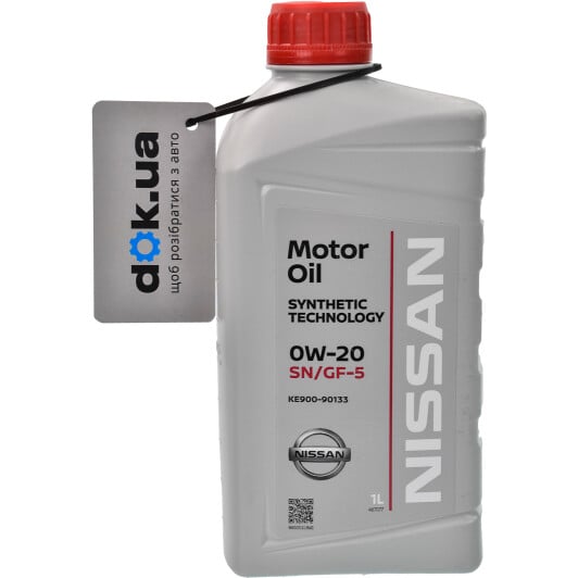 Моторное масло Nissan Motor Oil SN/GF-5 0W-20 1 л на Citroen DS3