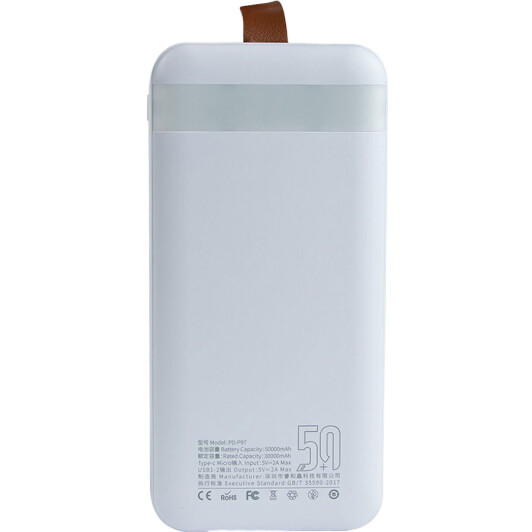 Повербанк Proda Leader 50000 mAh белый