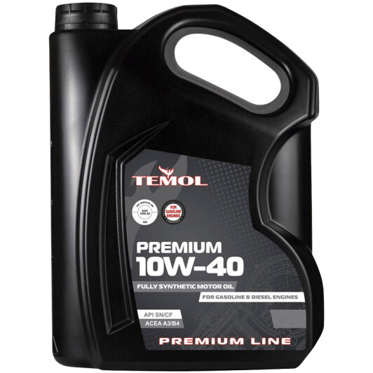 Моторное масло TEMOL Premium 10W-40 5 л на Jeep Cherokee