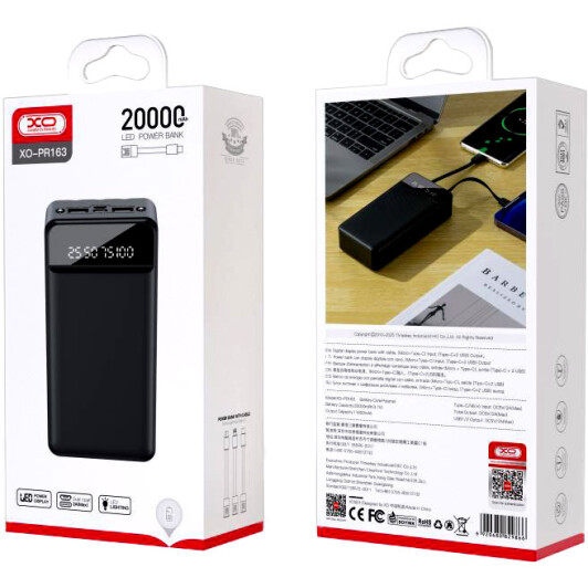 Повербанк XoKo PR163 20000 mAh