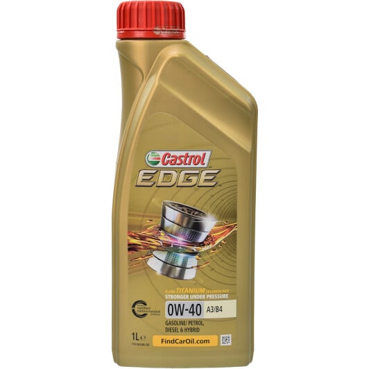 Моторное масло Castrol EDGE A3/B4 0W-40 1 л на Dodge Journey