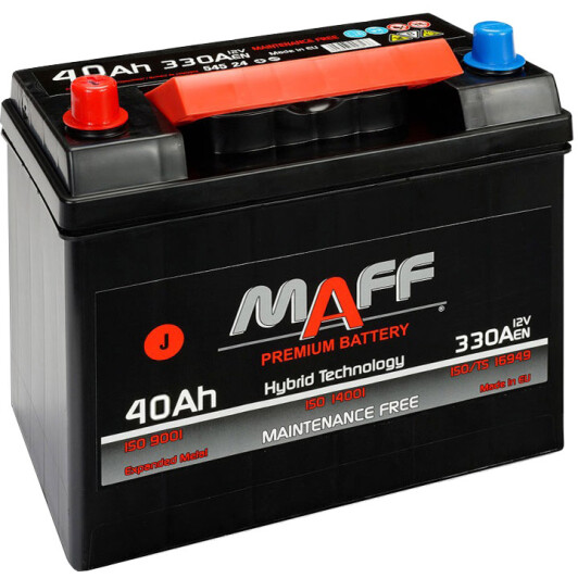 Акумулятор MAFF 6 CT-40-L 54079