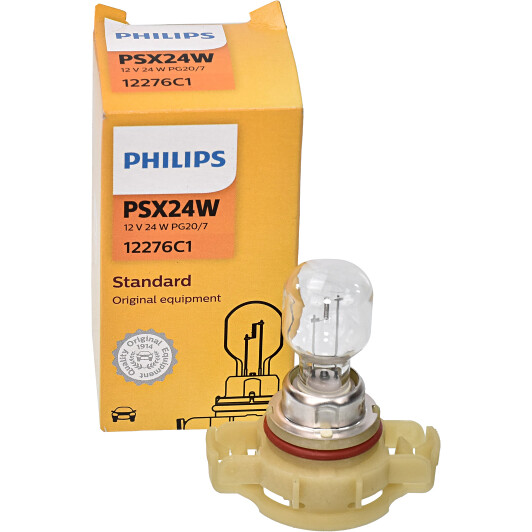 Автолампа Philips Standard PSX24W PG20/7 24 W прозрачная 12276C1