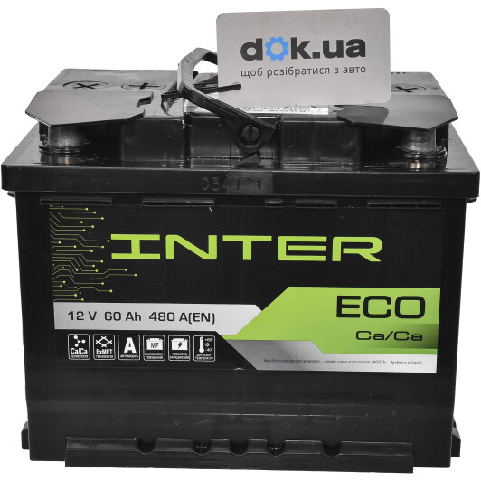 Акумулятор Inter 6 CT-60-L Eco 4820219073536