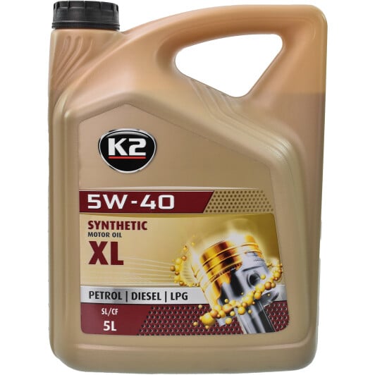 Моторное масло K2 XL 5W-40 5 л на Citroen DS3