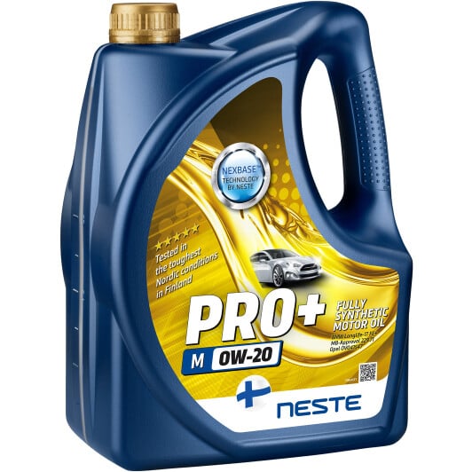 Моторное масло Neste Pro+ M 0W-20 4 л на Mazda Xedos 6